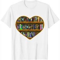 Bookworm Book Nerd Love Heart Reader Reader Poklon čitanje majica