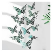Trodimenzionalni leptir ukras za kućne kreativne naljepnice za zidne naljepnice za spavaću sobu DEKAR