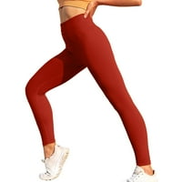 Ženske joge hlače Žene čvrste hlače Kontrola trbuha Trenutna vuna