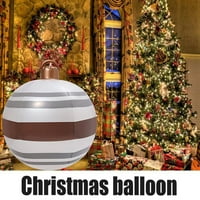 Vanjski božićni ukrašen kuglica, džinovski božićni kuglični kuglica za božićne drveće, božićne kuglice na naduvavanje