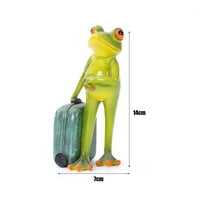 Resin Frog statue Slatki mini obrtni ukrasi Kućni ukras za dnevni boravak