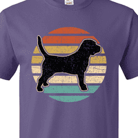 Majica za inktastični beagle Retro Sunset majica