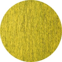 Ahgly Company u zatvorenom okruglom sažetkom žute suvremene prostirke, 4 '