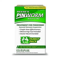 Medicinska tekućina Pinworm Medicina za cijelu obitelj, punu čvrstoću na recept, oz