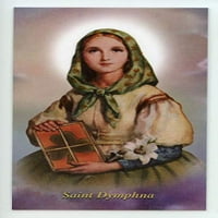 Molitva do Svetog Dymphna Holy Card - laminirano od 25