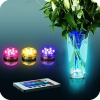 RGB potopna LED lampica višebojna vodootporna svadbena zabava za vazu base cvjetno svjetlo +