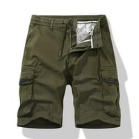 Hvyesh Muške kratke hlače Loop FIT Multi džepovi Hlače Radne taktičke kratke hlače Classic Travel Cargo Shorts
