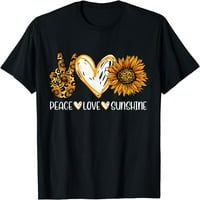 Suncokret mir ljubav sunčani ljubitelj suncokreta za muškarce ženska majica