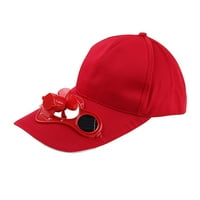 AWDENIO Sportska oprema Solarna ventilatora Kapa za oglašavanje kapa za bejzbol kapa za muškarce i žensko zazor sunce