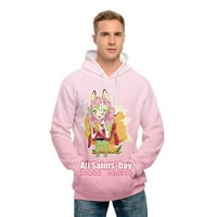 Demon Slayer Print Hoodie Japanska anime cosplay duksela djeca za dječake i djevojke