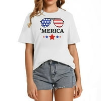 Smiješna košulja 4. jula Američka zastava Patriotska četvrta majica
