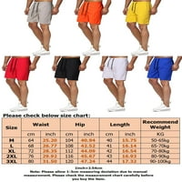Duks za muškarce Jogger Teretana tekući joga kratke hlače Klasična puna boja Brzi suhi deblo sa elastičnim