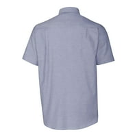 Muški rezač i buck svijetlo plavi Auburn Tigrovi Alumni logotip Stretch Oxford kratki rukav dolje majica