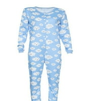 Žene pidžamas Jumpsuit Onesie pidžama za žene Termalni donji rublje dugih rukava za odrasle jedno tijelo za spavanje