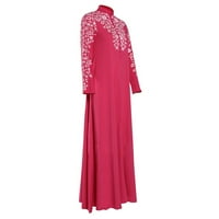 Ljetne haljine plus veličine Žene Arapske kaftane Abaya Stitchhing Jilbab čipke Haljine za žene Ležerne