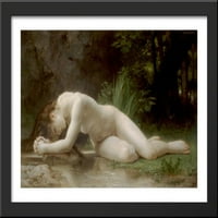 Biblis Veliki crni drveni oblikovan umjetnost ispisa William-Adolphe Bouguereau