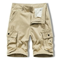 Homodles muške flete strijezerne kratke hlače - kratke hlače Khaki veličine s
