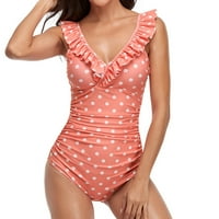 Kupaći kostim za žene uštede ahomtoey žene jednodijelni prinat bikini push-up jastuk kupaći kostimi