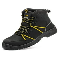 Lacyhop Muškarci Radni čizme Sigurnosne cipele za čipke Propalice za zaštitu čizme Pješačenje izdržljivog