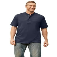 Kingsize muške velike i visoke majice manje majice Henley majica