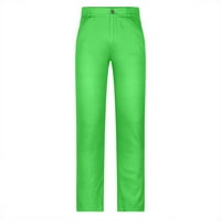 Jyeity ispod $ odjeće Muški personalizirani džepni džep odijelo Ležerne hlače Vojne hlače zelene veličine