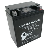 Zamjena baterije UB-YTX14AHL-BS za Yamaha XZ550R Vision CC Motocikl - Fabrika aktivirana, bez održavanja,