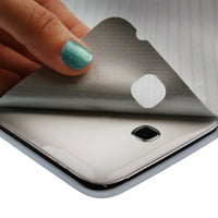 Skinomi Carbon Fiber srebrni poklopac + čuvar zaslona za Samsung Galaxy Tab 7. Plus