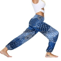 Joga hlače shopeessa ženski cvjetovi ljetne hlače yoga hlače hlače duge labave otiske harem hlače odličan