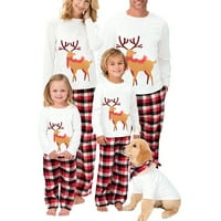 Porodica Wybzd Podudaranje pidžama postavljeno božićno spavanje za spavanje roditelj-dijete PJS odijelo