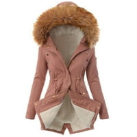 Softmallow zimski jakne kaputi za žene, žene dame topla jakna zimska solidna okretna kaputa sa kapuljačom
