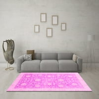 Ahgly Company Machine Persibles Indoor zakon za pravouvez Oriental Pink Tradicionalni prostirke, 2 '5'