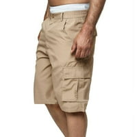 Hvyesh Muške kratke hlače opuštene fit multi džepove Hratke za borbene kratke hlače Labavi planinarski
