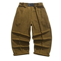 Casual pantalone za muškarce Lood Wide noga hlače Modne ljetne hlače za plažu veličine kafe xxxl