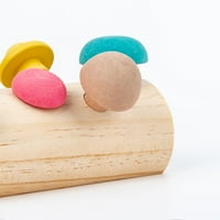 Drvena igračka set oblika kognicija u boji Odgovarajuću igračku za Toddler