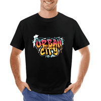 Muška majica urbanog grada klasična grafika ulice u ulici