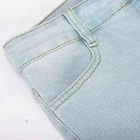 Ženske mršave traperice traper hlače Scring High Streedwewwear hlače sa džepovima sa zalogajnim pantalonama Slim Fit dugačke hlače Ležerne hlače izlaze