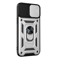 Naierhg Zaštitna futrola Magnetske zaštitne navlake za zaštitu od metalnog prstena za iPhone Mini Pro