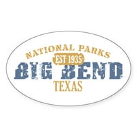 Cafepress - Big Bend Nacionalni park Teksas - Naljepnica