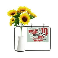 Graffiti Street Boy Soccer Sed Najbolji umjetni Sunflower Vazes Blassing Card