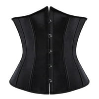 ECQKAME Corset struk za pojas za žene odobrenje modne ženske plus size korektivne stežene oblikovanje odjeće seksi donje rublje crni xxl