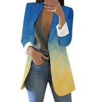 FVWitlyh Womens Blazer Women Blazer & Suit Jackets Žene Ležerne bluže Otvoreno prednji dugi rukav Radni ured Blazer jakne