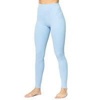 Struk s džepom za vježbanje Ženske visoko hlače Yoge gamaše osjećaju hlače duž odgovarajuće joga hlače za žene Leopard joga hlače plus
