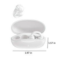 EAR-Clip Bežične slušalice Bluetooth 5.3, Bežični otvor za uho na slušalicama, mini sportskim slušalicama naušnica, uklanjanje buke