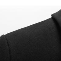 Pgeraug za muškarce jakna olen kaput čvrsta boja kauč jakna Poslovni odjeća jakne za muškarce crna 3xl