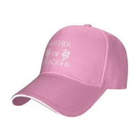 Cepten Mens & Womens Street Style Jedinstveni otisak sa majkom zmajeva Logo Podesivi bejzbol šešir PINK