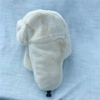 Cotonie ženka čista boja plišana gromova za zaštitu uha za zaštitu uha debela hladna snježna kapa