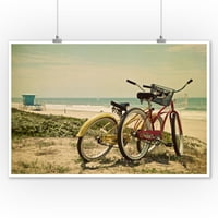 Bicikli i scena na plaži