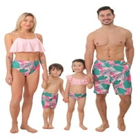 Codeop Majka i kćeri kupaće kostimi Porodica podudarajuće kostimu Djevojke Dva bikinija set kupaćim