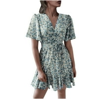 Ljetne haljine za, proljetne MIDI suknje za žene Ženske ljetne haljine pokrivaju rastezljive sunce za