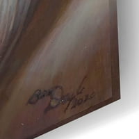 Epska umjetnost 'Delilah' Beverly Doyle, akrilna staklena zidna umjetnost, 24 x16